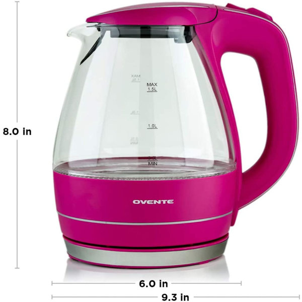 Ovente 1.5 qt. Electric Tea Kettle & Reviews Wayfair